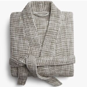 Parachute Waffle Robe Grey 100% cotton great condition like new